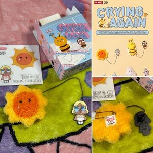 CRYBABY Crying Again Series-Plush Badge Blind Box- ‘Baby Blonde’